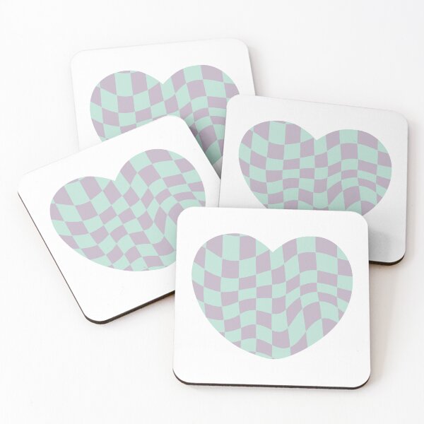 Item preview,  heart checkered Wavy Psychedelic  retro y2k vibes love 90s aesthetic valentines day designed and sold by TNwandesignart.