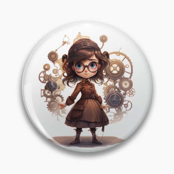 Item preview, Steampunk, clockwork, mad professor inventor designed and sold by NuttyCottage.