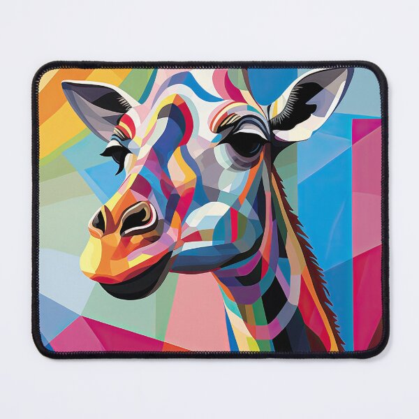 Item preview, Simplistic & Minimalistic African Giraffe Art Collection designed and sold by ArtificialGenes.