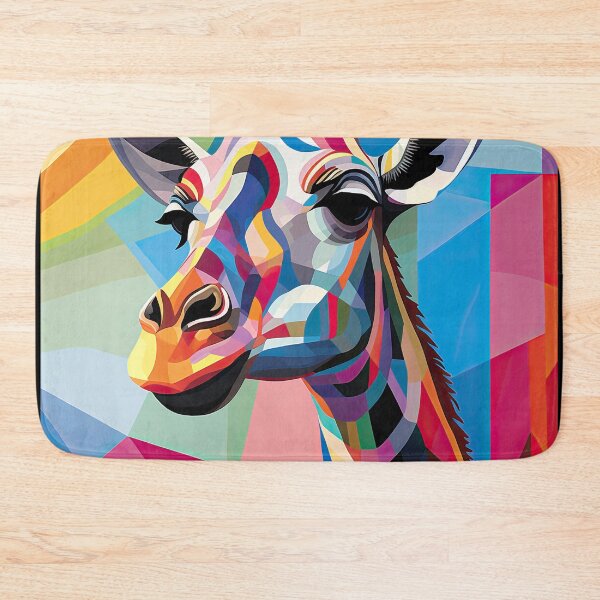 Item preview, Simplistic & Minimalistic African Giraffe Art Collection designed and sold by ArtificialGenes.