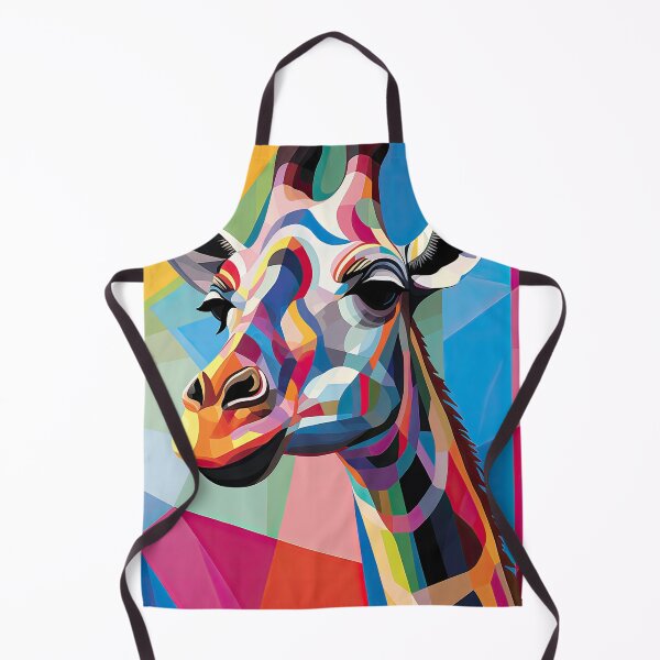Item preview, Simplistic & Minimalistic African Giraffe Art Collection designed and sold by ArtificialGenes.