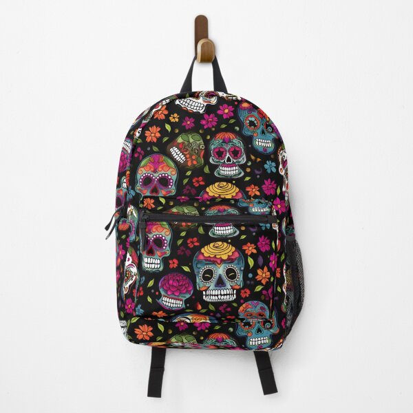 Item preview, Seamless Sugar Skulls Tile Pattern designed and sold by ZeptepiPatterns.