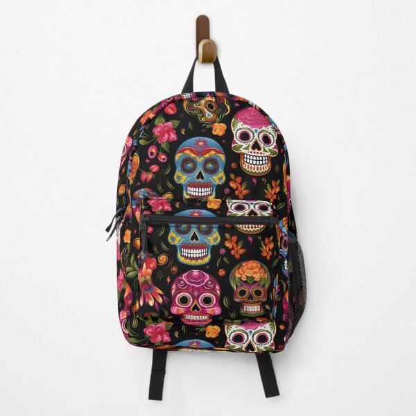 Item preview, Seamless Sugar Skulls Tile Pattern designed and sold by ZeptepiPatterns.