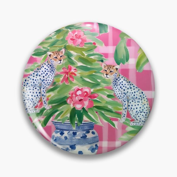 Item preview, Preppy Christmas cheetahs designed and sold by SophieClimaArt.