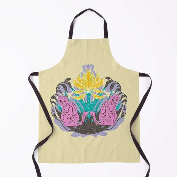 Item preview, Pink cats with yellow flower designed and sold by Berashop.