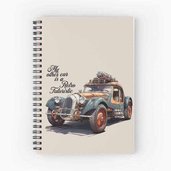 Item preview, 01 The Future of the Past: Art, Retrofuturistic Car Watercolors designed and sold by Ignacio Junquera.