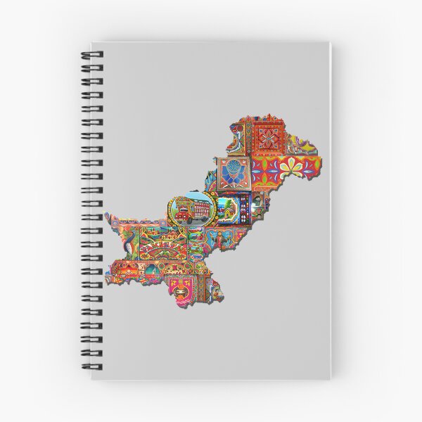 Item preview, Truck Art Unique Style Desi Touch Pakistan Map within Pakintani Truck Art designed and sold by Adeel Mushtaq.