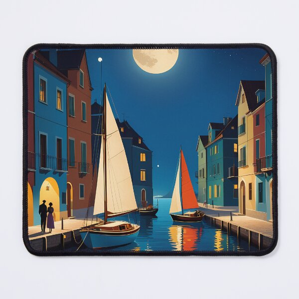 Item preview, Moonlit Sailboats designed and sold by designsbyflo.