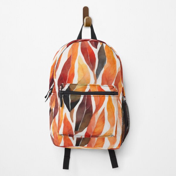 Item preview, Watercolor Fall Fire Leaves Seamless Pattern designed and sold by Tasty Digital Elements.