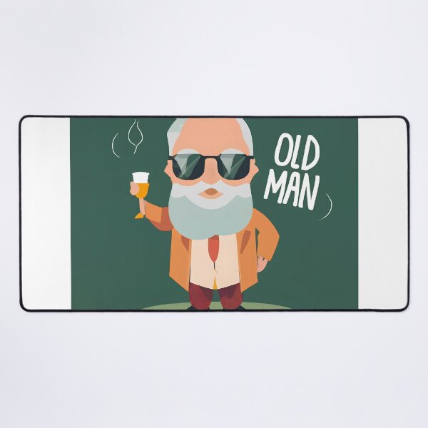 Item preview, Happy Old Man designed and sold by SabyDigitalArt.