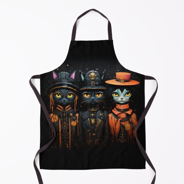 Item preview, koty w kapeluszach, hellowiwin women in masks, cats in masks, cat girl, pumpkins and cats, Ghost, PUMPKINS, HALLOWEEN, spider, cat, scary house, scary forest designed and sold by PRYMULLART.
