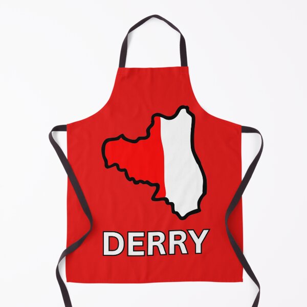 Item preview, DERRY - County Colours Tees - Red and White Of Derry - Irish Tees and Gifts designed and sold by Melty Shirts.
