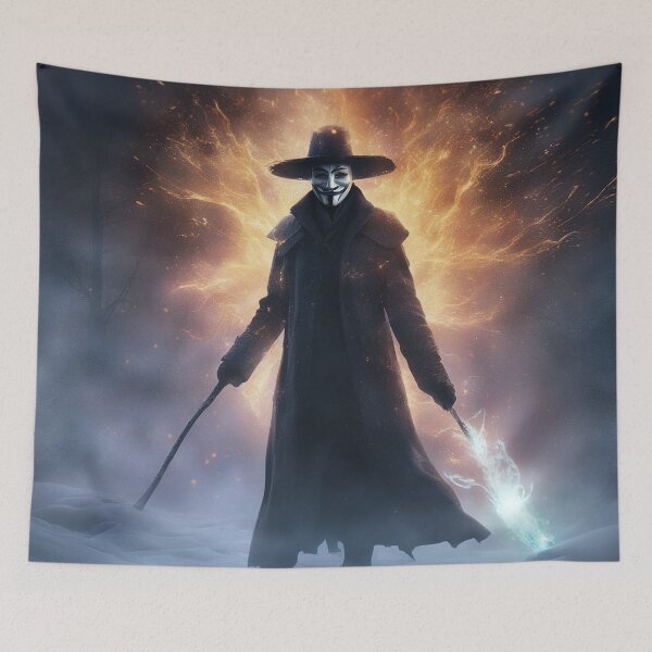 Item preview, V for Vendetta Tribute Art - Remember the Iconic Symbol designed and sold by The-Library.