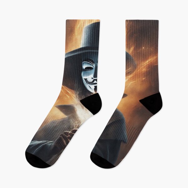 Item preview, V for Vendetta Tribute Art - Remembering the Iconic Vigilante designed and sold by The-Library.