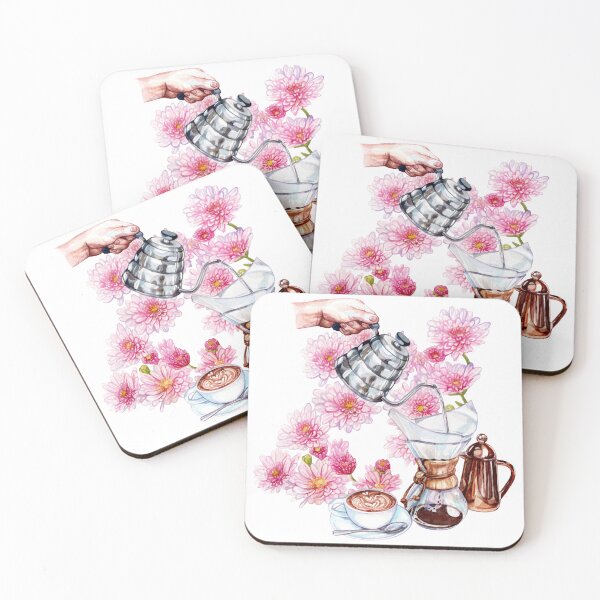 Item preview, Coffee and Chrysanthemums designed and sold by Katariina Purru.