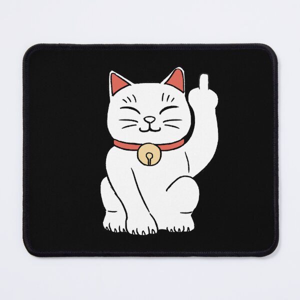 Item preview, Dedo medio del gato de la suerte designed and sold by lalunadraw1.