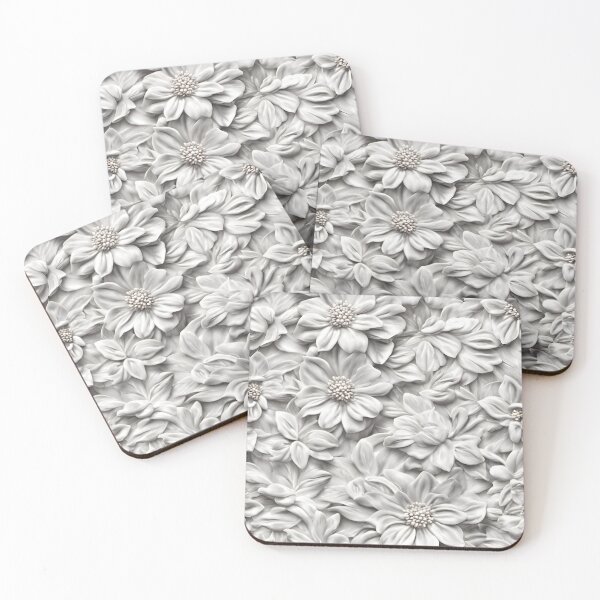 Item preview, floral background with white flowers designed and sold by APHIDAT-TA.
