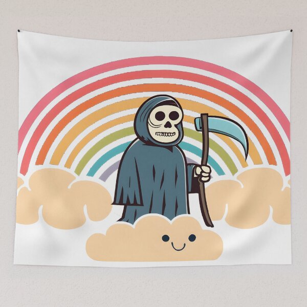 Item preview, Death rides the clouds rainbow  designed and sold by ratchawoot.