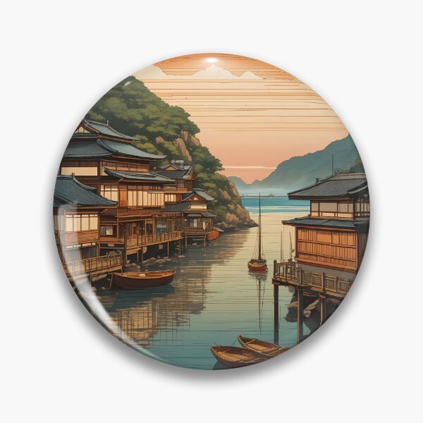 Item preview, A Japanese Fishing Town's Lullaby designed and sold by designsbyflo.
