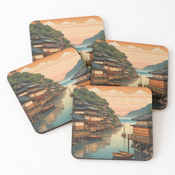 Item preview, A Japanese Fishing Town's Lullaby designed and sold by designsbyflo.