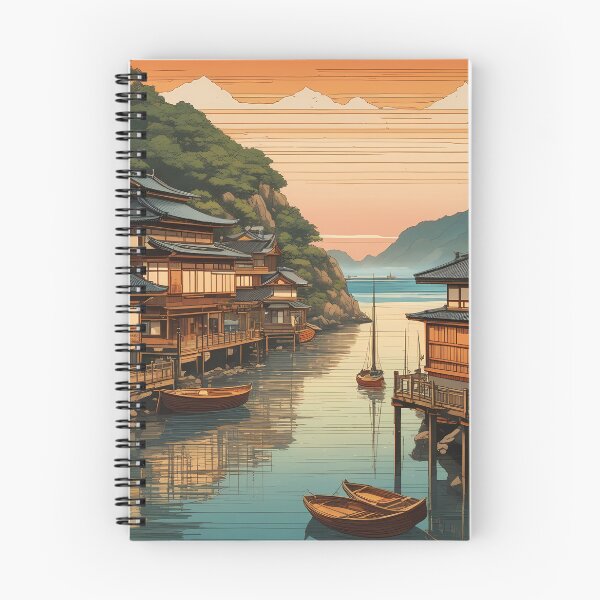 Item preview, A Japanese Fishing Town's Lullaby designed and sold by designsbyflo.