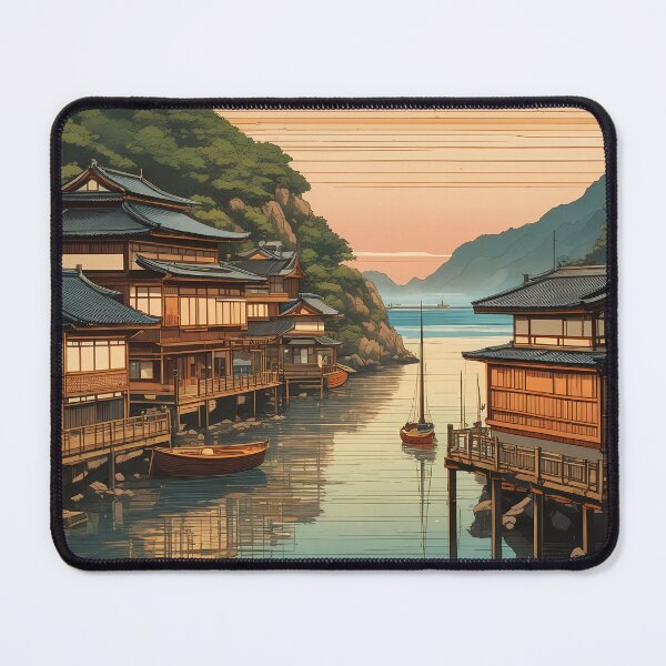 Item preview, A Japanese Fishing Town's Lullaby designed and sold by designsbyflo.