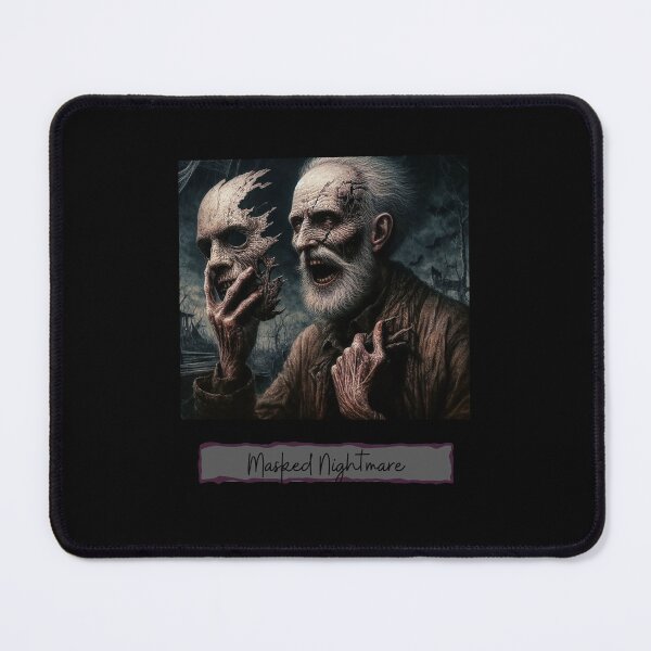 Item preview, Masked Nightmare - Chilling Halloween Oil Painting T-shirt designed and sold by zax454.
