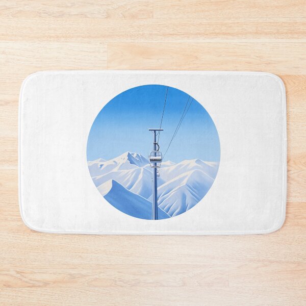Item preview, Ski lift snowy mountains designed and sold by PawelNature.