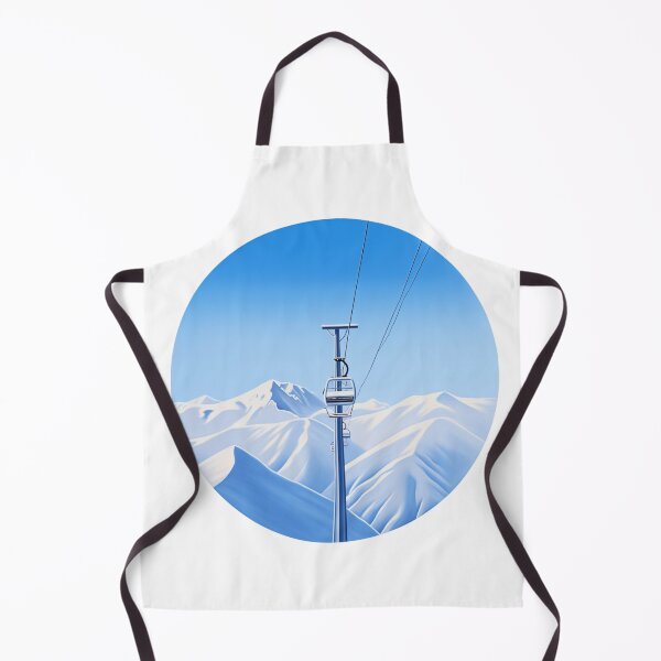 Item preview, Ski lift snowy mountains designed and sold by PawelNature.