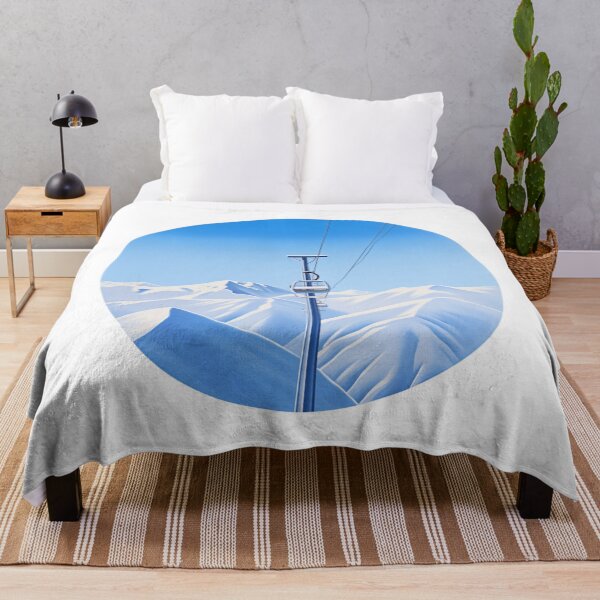 Item preview, Ski lift snowy mountains designed and sold by PawelNature.