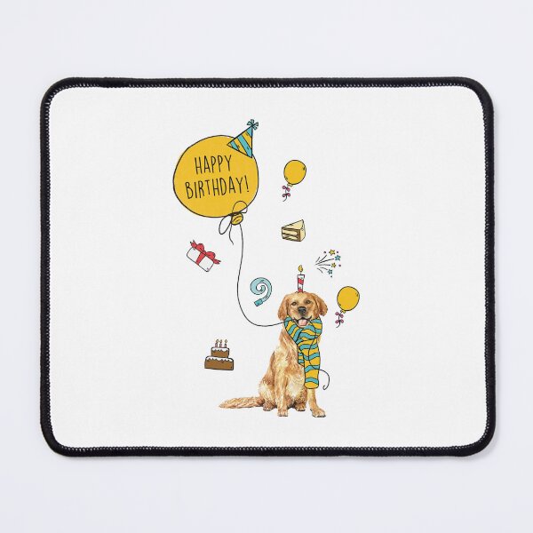 Item preview, Golden Retriever Birthday Card from Dog, Funny Happy Birthday Card for Men Women Him Her Daughter Son Doggy Lovers designed and sold by Jesticker.