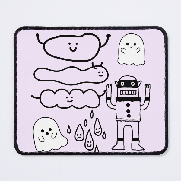 Item preview, a cute character, Ghost friends designed and sold by zzzozzo.