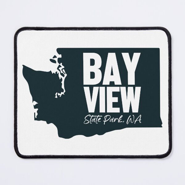 Item preview, Bay View State Park Washington Map designed and sold by bivenart.