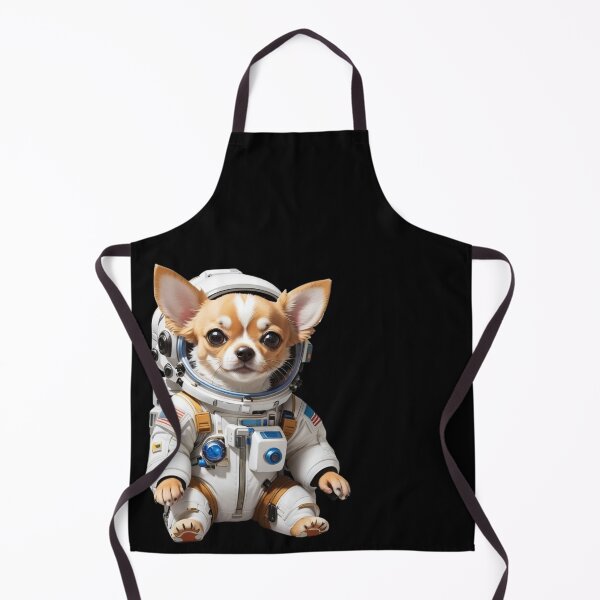 Item preview, Sticker cartoon cute chihuahua space suit. designed and sold by WhalesDesignLab.