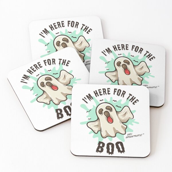 Item preview, Ghost: "I'm Here for the Boo" Halloween theme designed and sold by KatVik-Design.
