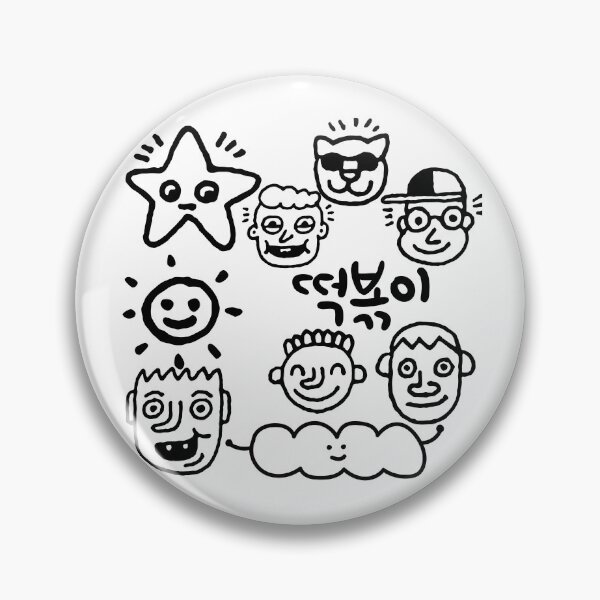 Item preview, a cute character, friends,We like tteokbokki, Korean traditional food designed and sold by zzzozzo.