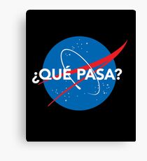 NASA Parody Logo Canvas Print