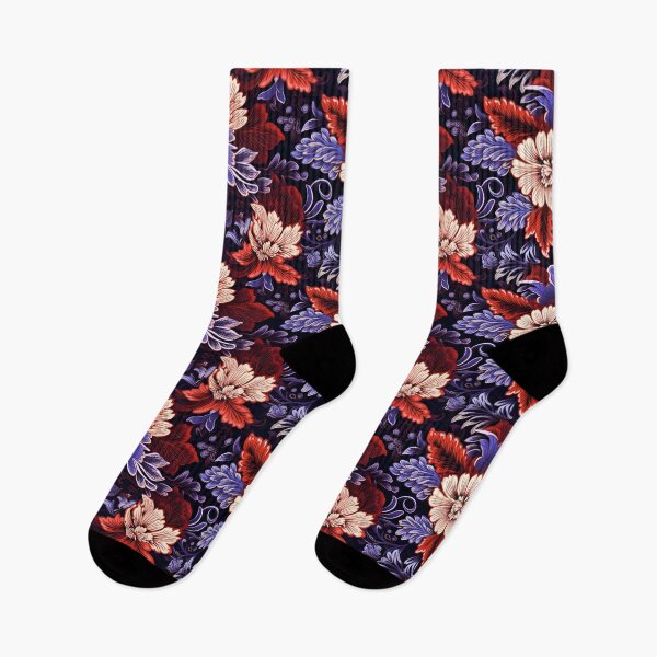 Item preview, Blue, red, white, Batik Pattern designed and sold by SideSignal.