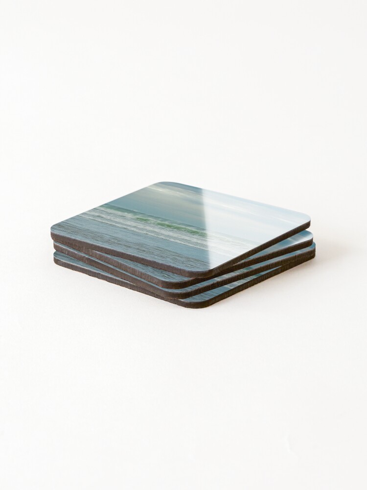 Thumbnail 4 of 5, Coasters (Set of 4), Simple Long Wave designed and sold by Ruthie33.