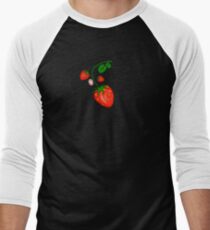 Strawberry Men's Baseball ¾ T-Shirt