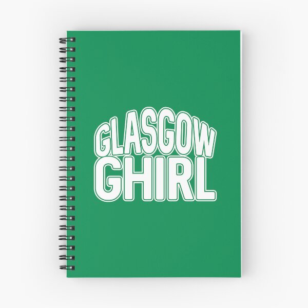 Item preview, GLASGOW GHIRL, Glasgow Celtic Football Club White and Green Text Design designed and sold by MacPean.