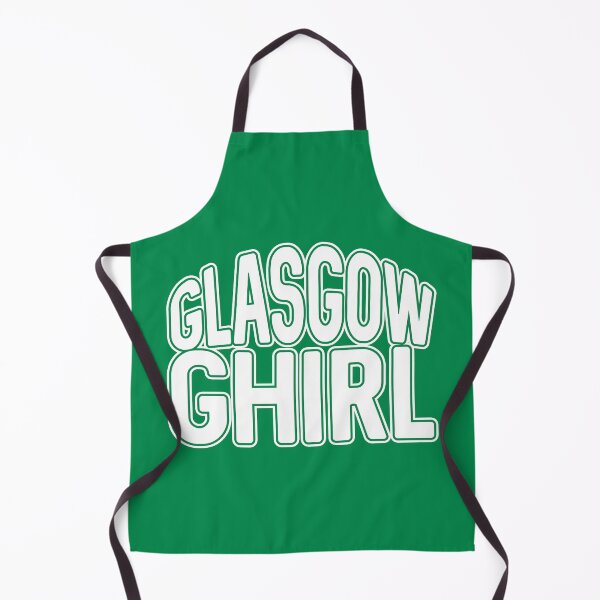 Item preview, GLASGOW GHIRL, Glasgow Celtic Football Club White and Green Text Design designed and sold by MacPean.