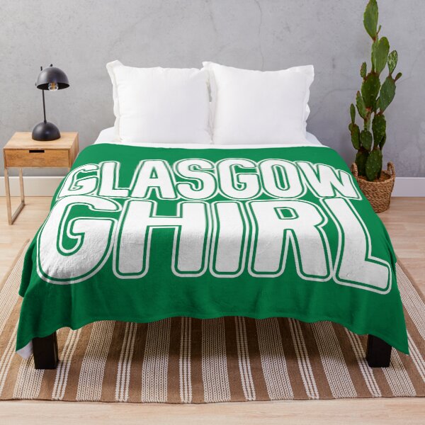 Item preview, GLASGOW GHIRL, Glasgow Celtic Football Club White and Green Text Design designed and sold by MacPean.