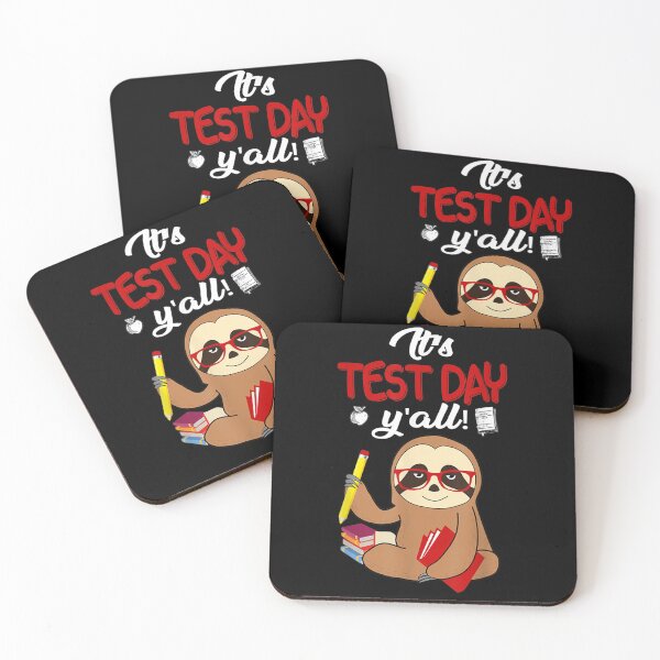 Item preview, Cute It's Test Day Y'all Sloth Funny Teacher Student designed and sold by Kuki-shop.