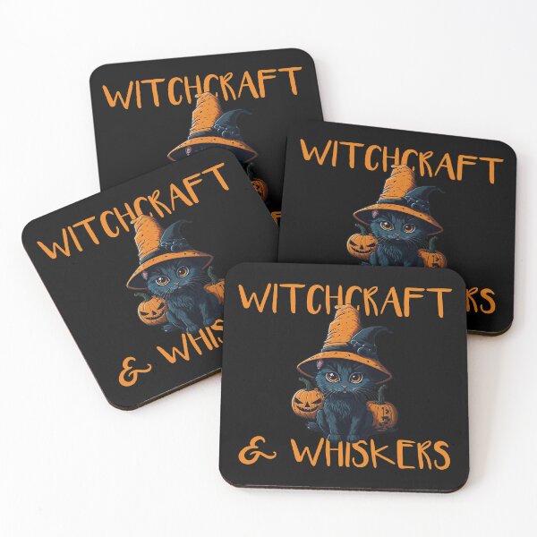 Item preview, Witchcraft & Whiskers- Halloween Cat Tee designed and sold by teecraftstudios.