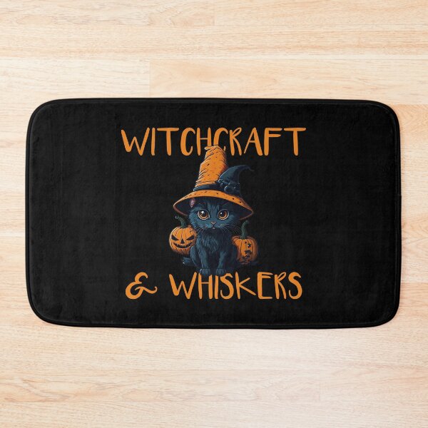 Item preview, Witchcraft & Whiskers- Halloween Cat Tee designed and sold by teecraftstudios.