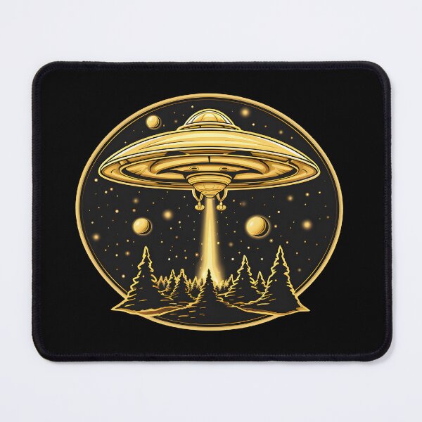 Item preview, Landing Of An Alien Spaceship designed and sold by StickerOrb.