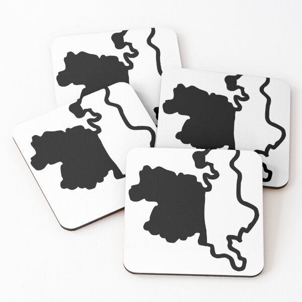 Item preview, SLIGO - County Colours Tees - Black and White Of Sligo - Irish Tees and Gifts designed and sold by Melty Shirts.