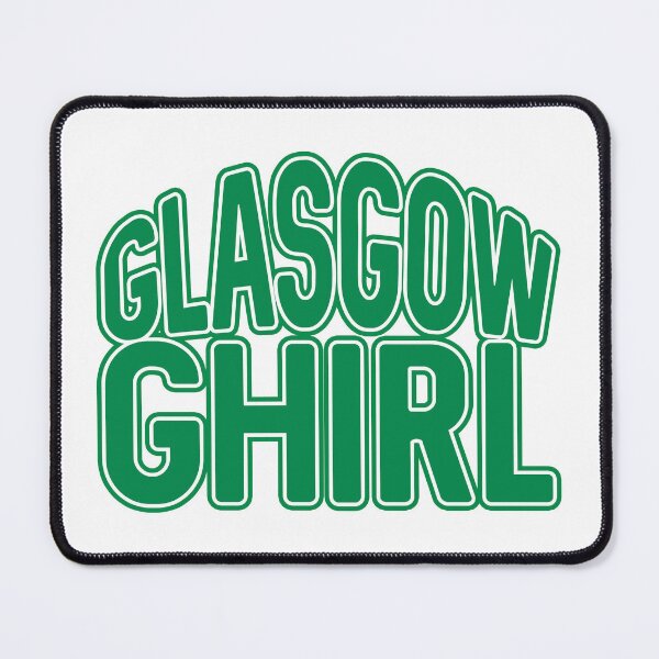 Item preview, GLASGOW GHIRL, Glasgow Celtic Football Club Green and White Text Design designed and sold by MacPean.