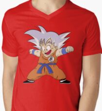 Ultra Instinct Kid Goku Men's V-Neck T-Shirt